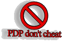 PDP don't cheat